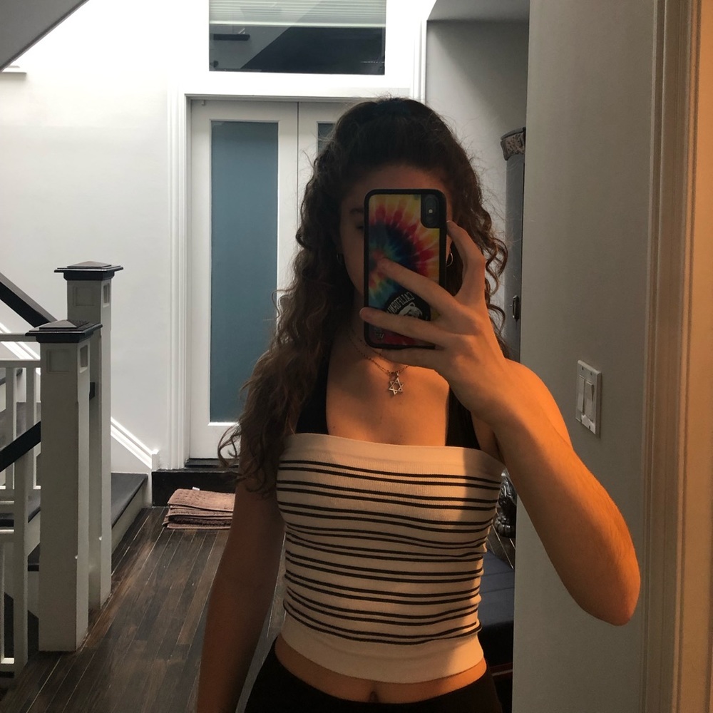 Cropped tube top